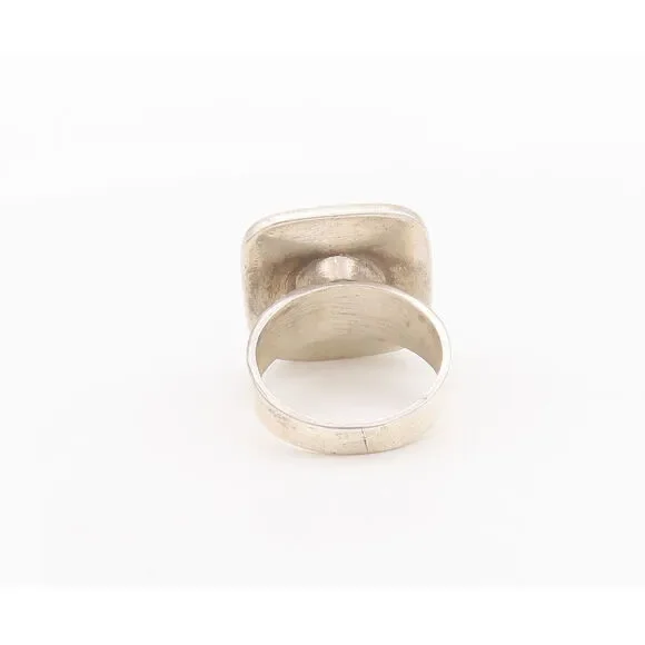 925 Sterling Silver Vintage Ring ISRAEL Multi Color Enameled Crab Sz 7 RG27724 - Picture 4 of 7